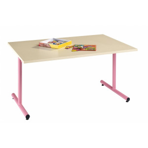 Table scolaire fixe taille 1, 2 et 3 - Taille : 1 à 3 – Format : Rectangulaire - Mélaminé ou Stratifié avec chant PVC