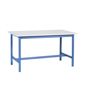 Table scolaire technique stratifié - Plateau en stratifié - Hauteur : 83 cm - Dimensions plateau : 120 x 75 à 200 x 75 cm