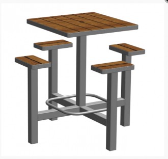 Table stand up - Longueur : 1250 mm -Livré non monté.