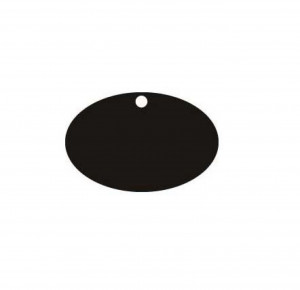 Tableau ardoise ovale - Dimensions : 60x39 cm - PVC 