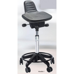 Tabouret assis debout avec piètement - Hauteur d’assise : 61 - 80 cm