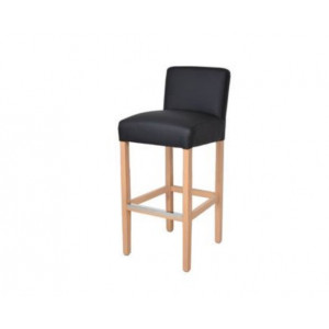 Tabouret de bar en bois pour restaurants - Hauteur assise : 80 cm - Largeur x Profondeur : 45 x 46 cm
