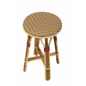 Tabouret de bar en Rilsan et Rotin - Matériaux de construction : Rilsan et Rotin