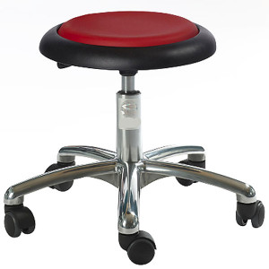 Tabouret ergonomique télescopique à hauteur réglable - Hauteur d’assise : 37 - 50 cm