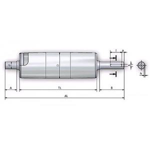 Tambour d'entrainement pour convoyeur - Fabrication en acier ou inox