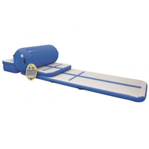 Tapis AirTrack gonflable pour entraînement gym - Piste d'acrobatie gonflable pour parcours entraînement