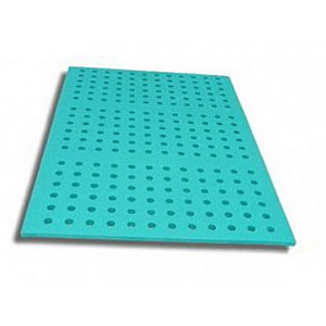 Tapis aquatique perforé - Dimensions (L x l x E) : 1.5 x 0.5 x 0.015 m