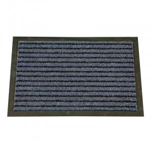 Tapis d'accueil absorbant grattant - Épaisseur : 8 mm - Coloris : gris, brun et bleu