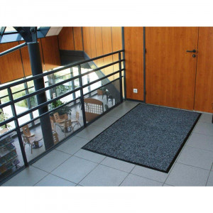 Tapis d’accueil antisalissure pour intérieur - Épaisseur : 10 mm - Coloris : Gris