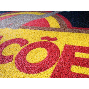 Tapis d'entrée à logo personnalisé - Epaisseur : 15 mm