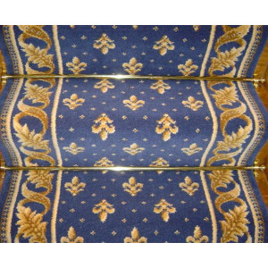 Tapis d'escalier tissé sur métier axminster - Collection fleure lys et pindot