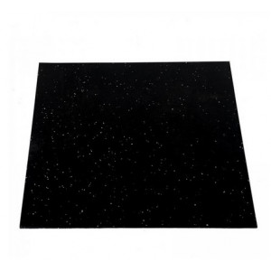 Tapis de fitness caoutchouc - Dimensions : 100 x 100 cm ; épaisseur : 1,5 cm