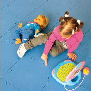 Tapis gymnastique enfant modulaire - Haute isolation thermique - en PVC