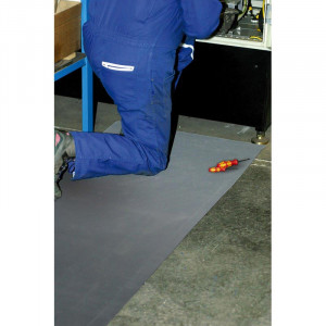 Tapis isolant électrique de travail - EPDM - Épaisseur : 3 - 4,5 ou 5 m Coloris : Gris