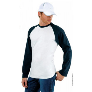Tee-shirt personnalisable manches longues homme jersey - T-shirt personnalisé manches longues homme