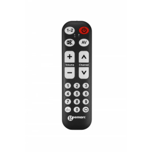 Télécommande tv ergonomique - Avec clavier numérique