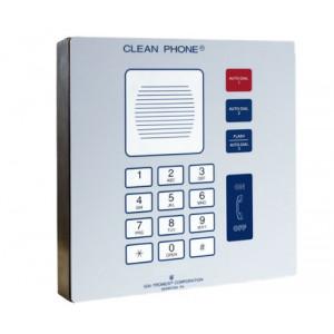 Téléphone pour salles blanches VoIP IP65 Murale - Téléphone pour salles blanches VoIP IP65 montage Mural - CLEANPHONEVOIP-M