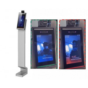 Totem LCD terminal de dépistage température corporelle - Mesure température de la personne  30°C à  45°C