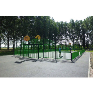 Terrain multisports extérieur - Football, basket-ball, hand-ball, volley-ball, tennis...