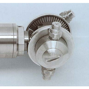 Tête rotative gros débits - 2 modèles : Motorisation électrique ou pneumatique