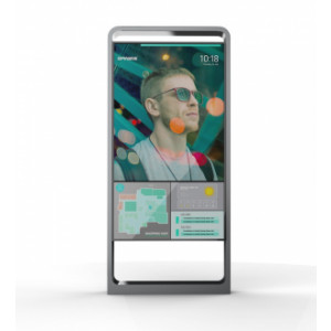 https://www.techni-contact.site/ressources/images/produits/merchandising/totem-digital-exterieur-55-hd-75721433-1.jpg - Taille de l'écran : 55 pouces - HD - Luminosité : 4000 cd/m2
