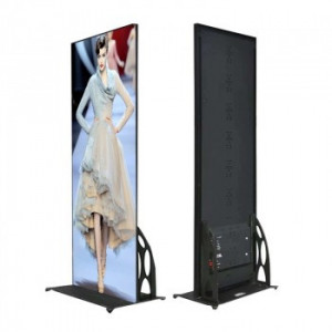 Totem publicitaire LED toute hauteur - Dimension 1897 x 571 x 33 mm