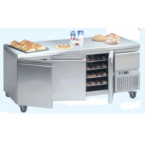 Tour pâtissier réfrigéré dessus inox - Capacité : 306 - 360 - 480 L - Puissance : 277 - 334 - 444 W