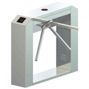 https://www.techni-contact.site/ressources/images/produits/merchandising/tourniquet-tripode-acier-61466242-1.jpg - Longueur bras : 500 mm – Largeur de passage : 550 mm - Acier inoxydable