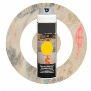 Traceur fluorescent temporaire  - Volume : 500 ml - Peinture de marquage chantier