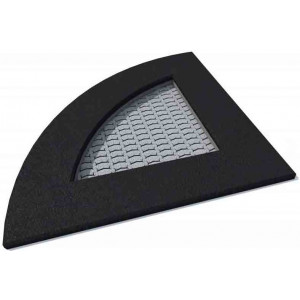 https://www.techni-contact.site/ressources/images/produits/merchandising/trampoline-enterre-triangulaire-49516547-1.jpg - Dimensions : 125 x 125 cm à 250 x 250 cm - Hauteur de chute : 90 cm – En caoutchouc/Acier