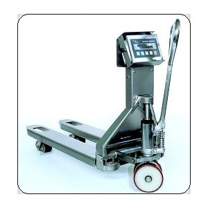 Transpalette manuel peseur inox 2000 KG - Transpalette peseur Inox 2000 KG