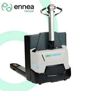 https://www.techni-contact.site/ressources/images/produits/merchandising/transpalette-unicarriers-mdw160-77252441-1.jpg - Capacité : 1600 kg -Longueur des fourches : 115 cm
