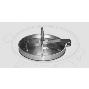 Trappe de cuve autoclave - Dimensions : 410 x 510 mm