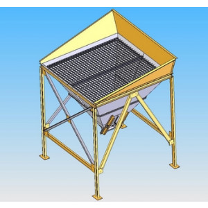 Trémies - Chargé soit à partir de big-bag ou à partir de chargeur style tractopelle