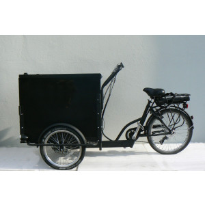 https://www.techni-contact.site/ressources/images/produits/merchandising/triporteur-box-34793817-1.jpg - Triporteur à usage professionnel avec une caisse en matériau composite, plus légère qu'en bois