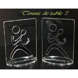 Trophées plexiglas rectangulaires - Dimensions : 150x110 mm