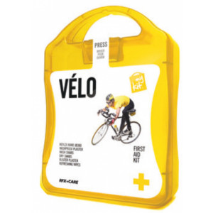 Trousse de premiers secours pour les cyclistes - Équipement de base pour soigner les petites blessures du cycliste