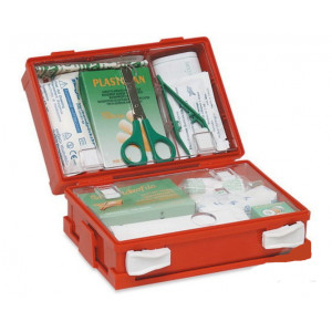 Trousse de secours 1-2 personnes - Dimensions (L x l x H) cm :18.5 x 14.4 x 7.8