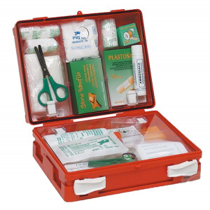 Trousse de secours 2-3 personnes - Dimensions (L x l x H) cm : 23,5 x 20 x 8,7