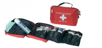 Trousse de secours pour clubs sportifs - Nylon rouge