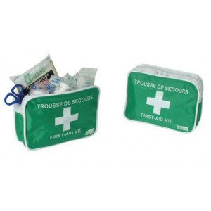 https://www.techni-contact.site/ressources/images/produits/merchandising/trousse-de-secours-pour-randonnee-43375492-1.jpg - 1 à 4 personnes - Pochette en NYLON VERT