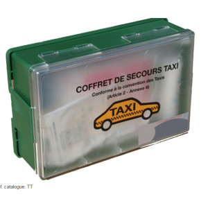 Trousse de secours taxi - Dimensions (L x l x H) cm: 26.3 x 17 x 8.3