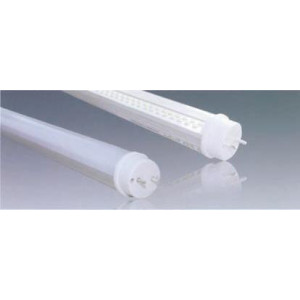 Tube led aluminium pour atelier - 1/2 translucide ou transparent 1/2 aluminium
