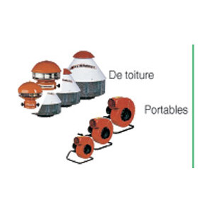 Ventilateurs de désenfumage - De toiture et portable