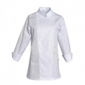 https://www.techni-contact.site/ressources/images/produits/merchandising/veste-de-cuisine-blanche-35213438-1.jpg - Taille : XS à XXXL / Longueur : 77 cm
