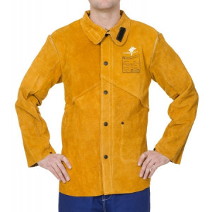 Veste de soudeur Golden Brown Weldas - En croûte de cuir de vache