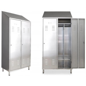 https://www.techni-contact.site/ressources/images/produits/merchandising/vestiaire-en-inox-2-places-77221674-1.jpg - Inox AISI 304 ou 441 - 2 portes battantes - Serrure à clé ou bouton cadenassable