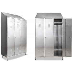 https://www.techni-contact.site/ressources/images/produits/merchandising/vestiaire-en-inox-3-places-14153929-1.jpg - Inox AISI 304 ou 441 - 3 portes battantes - Serrure à clé ou bouton cadenassable