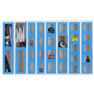 https://www.techni-contact.site/ressources/images/produits/merchandising/vestiaire-metallique-portes-transparentes-5-cases-1-a-4-colonnes-tringle-en-pvc-l-300-a-1200-x-p-500-x-h-1800-mm-gris-et-bleu-31141912-1.jpg - 5 cases - 1 à 4 colonnes - Tringle en pvc - L. 300 à 1200 x P. 500 x H. 1800 mm - Gris et bleu