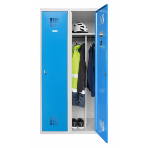 Vestiaires industrie salissante - Dim. hors tout : L400/800/1200 x P500 x H1800 mm